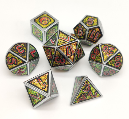 CE Precision RPG Dice Set มัลติฟังก์ชั่นทนทานสำหรับ Dungeons And Dragons
