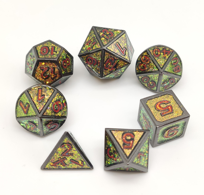 Sharp Edge Luxury RPG Dice Set Portable สำหรับ Dungeons And Dragons