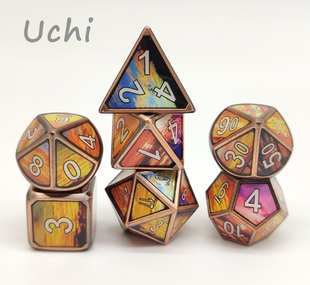 ลูกเต๋าโลหะ DND อเนกประสงค์, สวมลูกเต๋า Polyhedral ที่แหลมคม