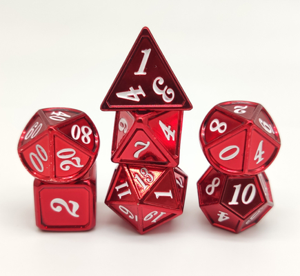 ลูกเต๋า RPG โลหะแฮนด์เมดสวมทนใช้งานได้อเนกประสงค์