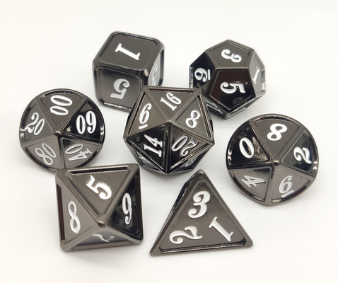 RPG ลูกเต๋าโลหะต่อต้านการสึกหรอไม่มีกลิ่น, ชุดลูกเต๋าหนักขัดมือ