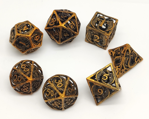 เรซิ่นอเนกประสงค์ Polyhedral Dice Moistureproof Hand Polished