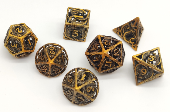 เรซิ่นอเนกประสงค์ Polyhedral Dice Moistureproof Hand Polished