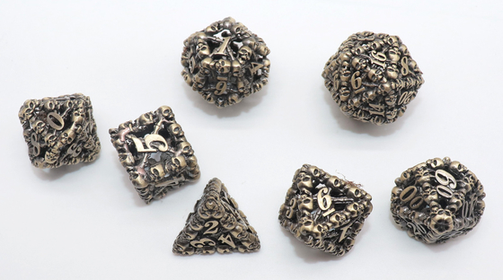 Multipurpose Mini Polyhedral Dice แบบพกพาทนทานต่อการสึกหรอ