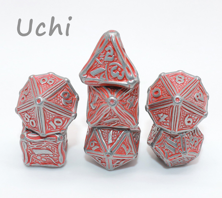 Antiwear Practical Mini Polyhedral Dice Set Handcrafted ทนทาน