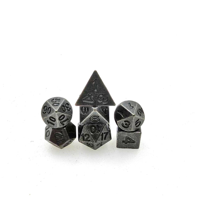 GST Mini PRG Dice Polyhedral RPG เล็ก Role โลหะตามสั่งสําหรับ DND