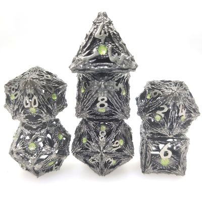 Dice Wear Resistant Edge Resin แบบพกพาสำหรับ Shadow Run Dungeons และ Dragons RPG