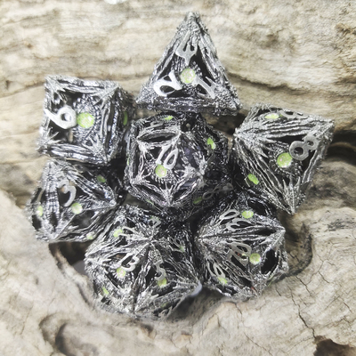 Dice Wear Resistant Edge Resin แบบพกพาสำหรับ Shadow Run Dungeons และ Dragons RPG