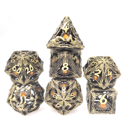 Polyhedral Dice Multipurpose pokemon Dice เจียรด้วยมือไร้กลิ่น