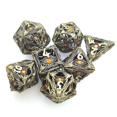 Polyhedral Dice Multipurpose pokemon Dice เจียรด้วยมือไร้กลิ่น