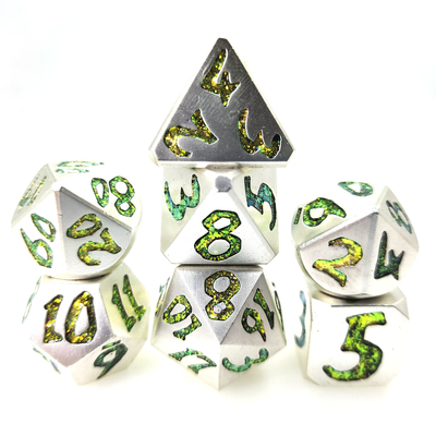 มือกันความชื้นขัดเงาสำหรับค้อนและ Yahtzee สวมลูกเต๋า D20 จิ๋วที่ทนทาน