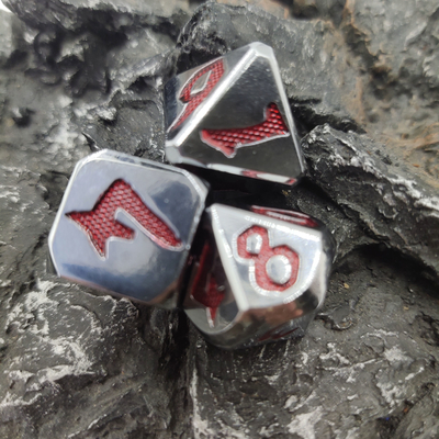ไพ่ทาโรต์ Neat Sharp Edges Hand Card Dice Handmade Polyhedral สร้างขึ้นปลอดสารพิษ