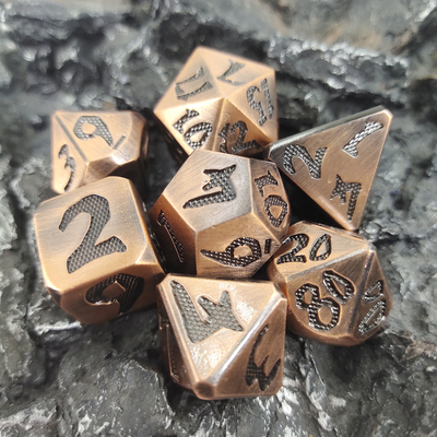 Slot Machine ทนทานสำหรับ Dungeons And Dragons Portable Anti Wear Dice ชุดลูกเต๋าหลายหน้า