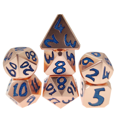 Made Dice Set ชุดลูกเต๋าขนาดใหญ่สวมการ์ดเกมการปรับแต่งลูกเต๋าหลายเหลี่ยมที่ทนทาน