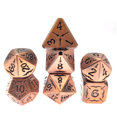 ชุดลูกเต๋า Rpg จำนวนมาก Polyhedral Hand Polished Black Liquid Core Dice ปลอดสารพิษ