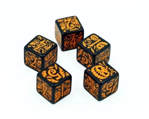 รุ่นเกม RPG ที่แฟชั่นดี สูตรลูกเต๋า 20 มิลลิเมตร ดํา
