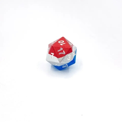 เซ็ตลูกเต๋าโลหะเบาเบาเบา สีสันหลากหลาย DND เกมส์ลูกเต๋า
