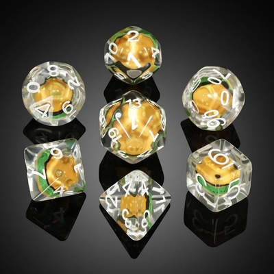 ชุดลูกเต๋า DND Polyhedral Custom แฮมเบอร์เกอร์เกมสําหรับเกมโต๊ะ RPG