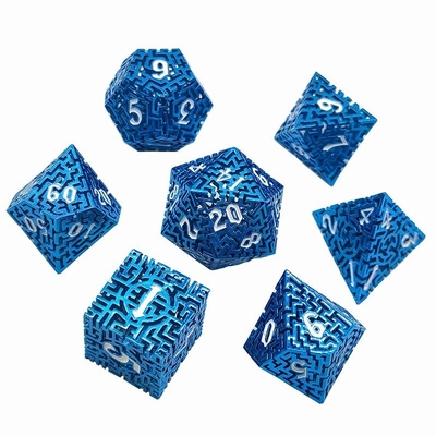 สูตรลูกเต๋าโลหะ Hollow Maze DND Krusu'S Call RPG มีหลายด้าน