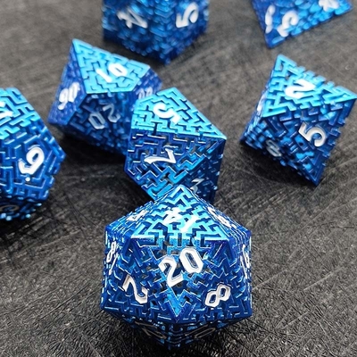 สูตรลูกเต๋าโลหะ Hollow Maze DND Krusu'S Call RPG มีหลายด้าน