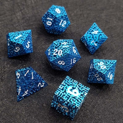 สูตรลูกเต๋าโลหะ Hollow Maze DND Krusu'S Call RPG มีหลายด้าน
