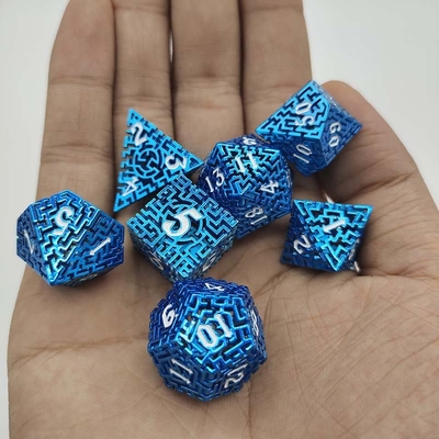 สูตรลูกเต๋าโลหะ Hollow Maze DND Krusu'S Call RPG มีหลายด้าน