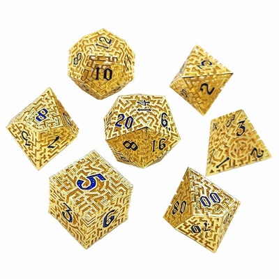 สูตรลูกเต๋าโลหะ Hollow Maze DND Krusu'S Call RPG มีหลายด้าน