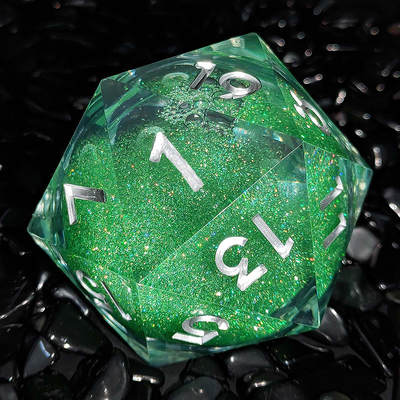 20D Single Resin Running Sand Dice Set Cruzu's Call RPG#DND#Coc สูตรการเล่นการเล่นการเล่นการเล่น