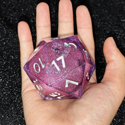 20D Single Resin Running Sand Dice Set Cruzu's Call RPG#DND#Coc สูตรการเล่นการเล่นการเล่นการเล่น