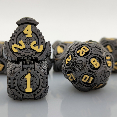 เซตลูกเต๋า Metal Gear DND Dungeons And Dragons TRPG โต๊ะลูกเต๋าหลายขั้ว D6
