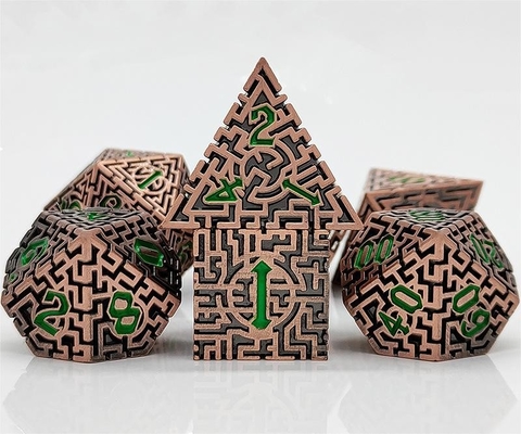 ซอลิด ลาบิส มัลติ -เฟสเตท เหรียญลูกเต๋า DND#RPG Dungeon And Long Crusu