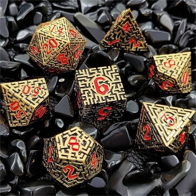 ซอลิด ลาบิส มัลติ -เฟสเตท เหรียญลูกเต๋า DND#RPG Dungeon And Long Crusu