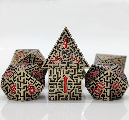 ซอลิด ลาบิส มัลติ -เฟสเตท เหรียญลูกเต๋า DND#RPG Dungeon And Long Crusu