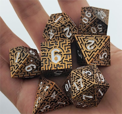 ซอลิด ลาบิส มัลติ -เฟสเตท เหรียญลูกเต๋า DND#RPG Dungeon And Long Crusu