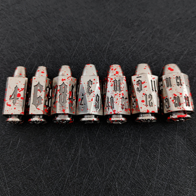 Bullet Head Multiface Metal Dice Set เกมพนันบนโต๊ะ DND#RPG#COC