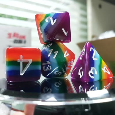 7 ชั้น สายรุ้ง ทําด้วยมือ ราซินไดส์ Crusson และ Dungeon DND#RPG