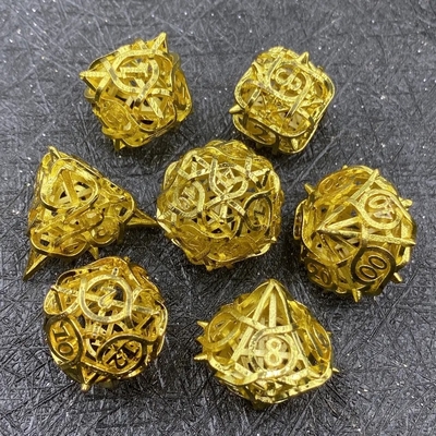 Thorns hollow metal dice set Kusalu RPG มังกรและห้องใต้ดิน DND