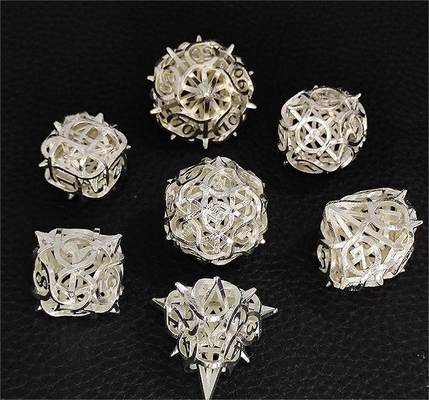 Thorns hollow metal dice set Kusalu RPG มังกรและห้องใต้ดิน DND