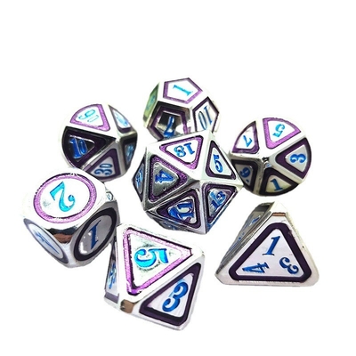 DND RPG โลหะแข็ง เสื้อลูกเต๋า เทคโนโลยีว่ายน้ําไฟฟ้า