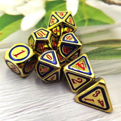 DND RPG โลหะแข็ง เสื้อลูกเต๋า เทคโนโลยีว่ายน้ําไฟฟ้า