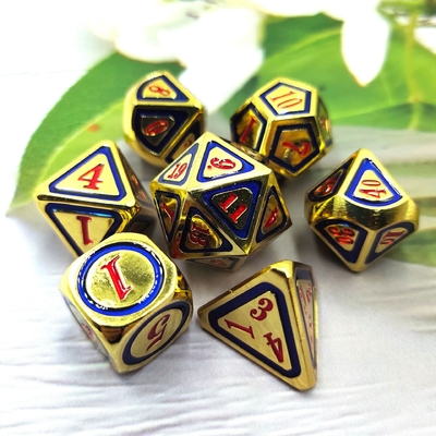 DND RPG โลหะแข็ง เสื้อลูกเต๋า เทคโนโลยีว่ายน้ําไฟฟ้า