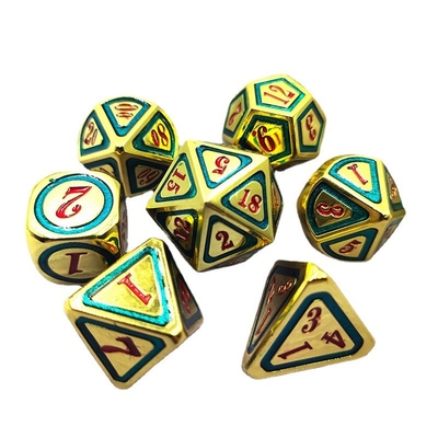 DND RPG โลหะแข็ง เสื้อลูกเต๋า เทคโนโลยีว่ายน้ําไฟฟ้า