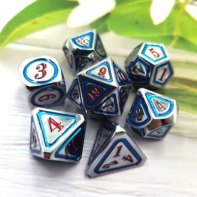 DND RPG โลหะแข็ง เสื้อลูกเต๋า เทคโนโลยีว่ายน้ําไฟฟ้า