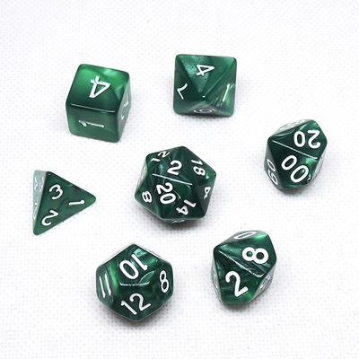 ชุดลูกเต๋าพอลีคอลเลอร์เรซิน#Rpg#Dnd#Coc มาร์บอร์แบบ Preminum และหรูหรา