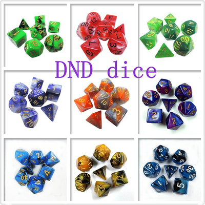 ชุดลูกเต๋าพอลีคอลเลอร์เรซิน#Rpg#Dnd#Coc มาร์บอร์แบบ Preminum และหรูหรา