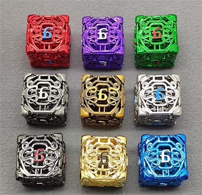 Chongtian Snake Hollow Metal Dice Set เกมโต๊ะหลายด้าน #Dnd#Rpg#Coc