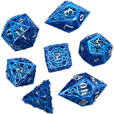 Chongtian Snake Hollow Metal Dice Set เกมโต๊ะหลายด้าน #Dnd#Rpg#Coc