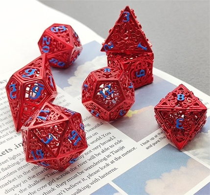 Chongtian Snake Hollow Metal Dice Set เกมโต๊ะหลายด้าน #Dnd#Rpg#Coc