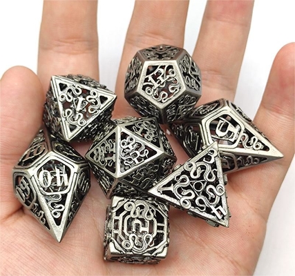 Chongtian Snake Hollow Metal Dice Set เกมโต๊ะหลายด้าน #Dnd#Rpg#Coc