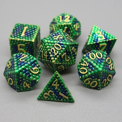 ไพธอน เทคสชัวร์โลหะ Dice Set Multi Face เกมเดสค็อป#Dnd#Coc